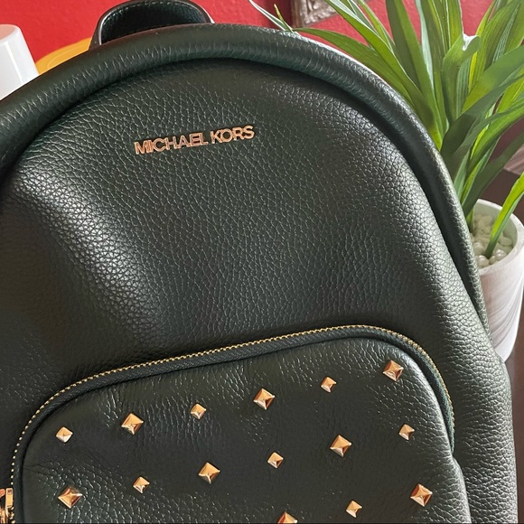 LIKE NEW. Authentic Michael Kors Studded Backpack - Picture 2 of 4
